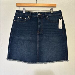 NWT DKNY- Womens Mid-Rise Denim Blue Skirt